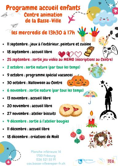 Flyer Accueil enfants 