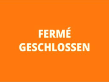 fermé geschlossen