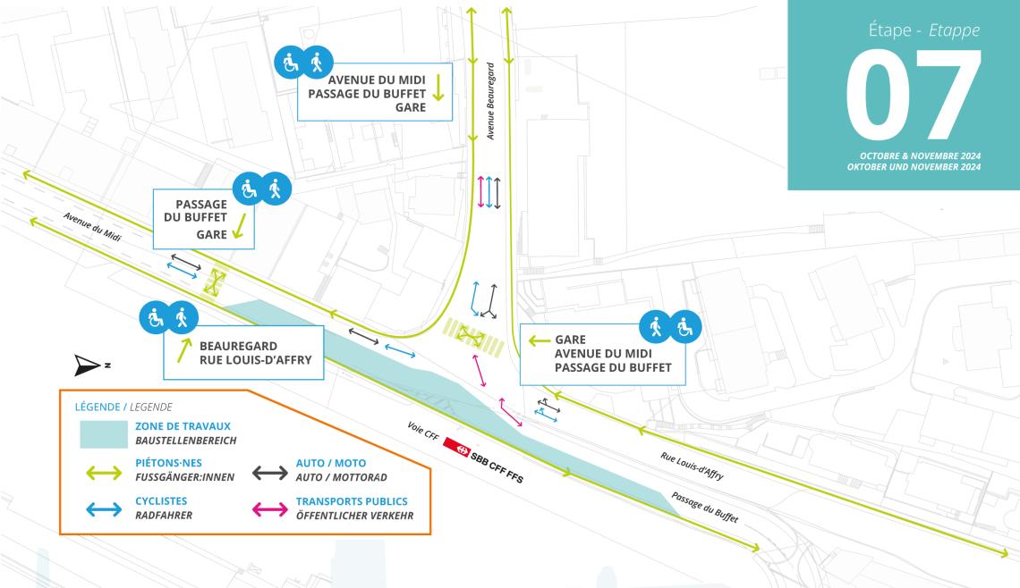 Plan de la phase 7 des travaux de Richemond